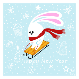 Новогодний кролик