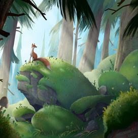 Boreal forest. Дизайн окружения