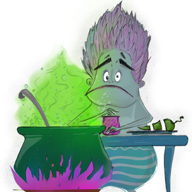 Монстрик - волшебница