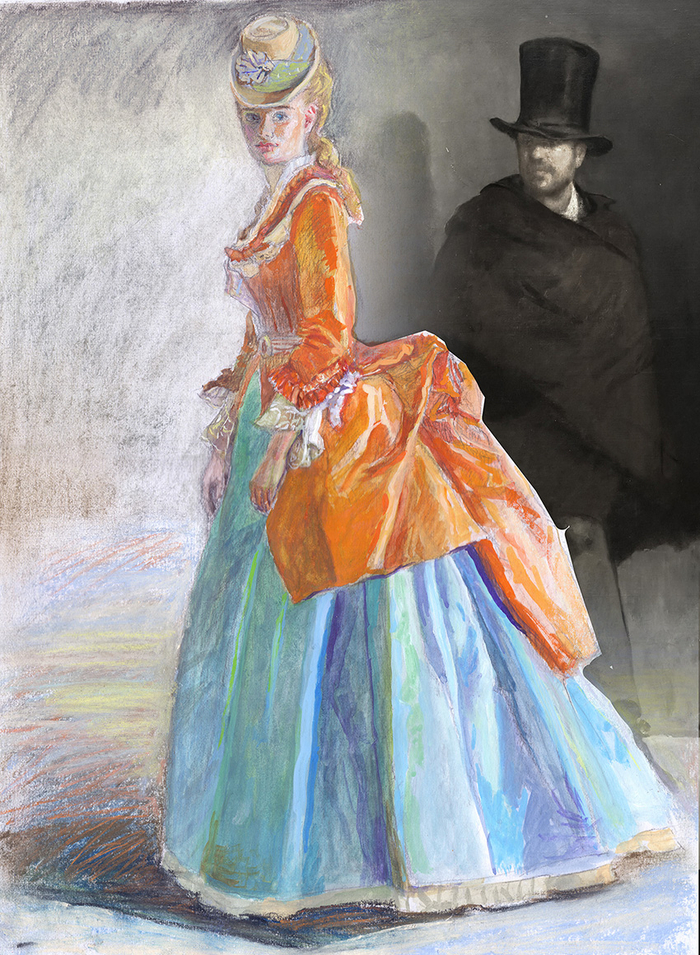 Французкий роман 19 века.