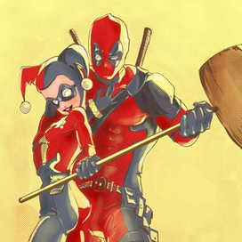 Харли и Дэдпул