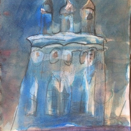 успенский собор ночью