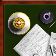 подсвечник с чернильницей