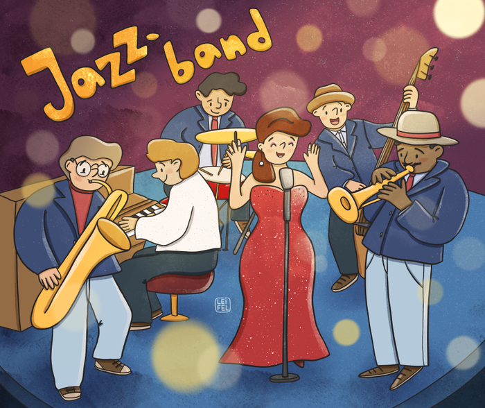 Джаз-бэнд персонажи