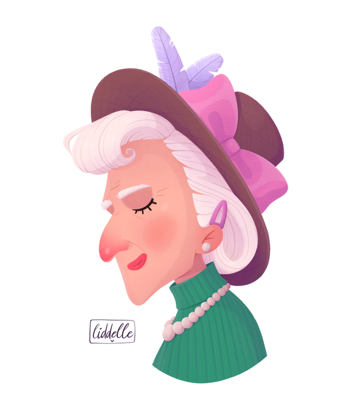 Пожилая леди 