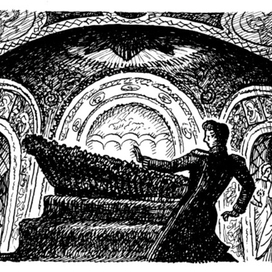 Иллюстрация к произведению А.С. Пушкина "Пиковая дама" 