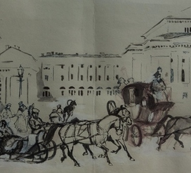 эскиз к "Маскараду"