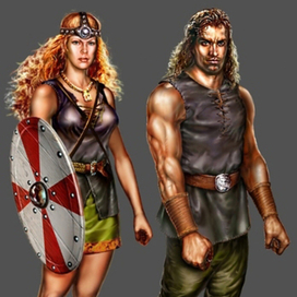 Воины,концепты персонажей