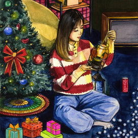 в ожидании праздника