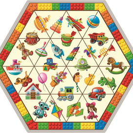 Детская головоломка "Игрушки"