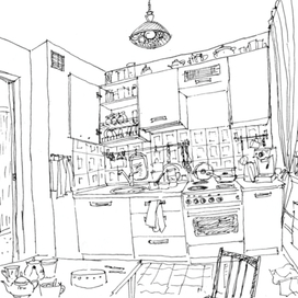 интерьер кухни