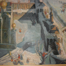 Эскиз, Пушкин, "Борис Годунов"