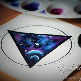 Созвездие пегаса. Эскиз тату космос