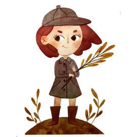 осенняя девочка