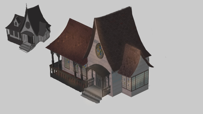 Викторианский домик