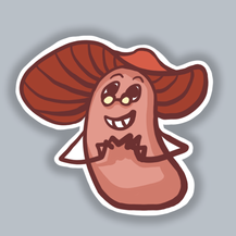 Стикеры Грибочек