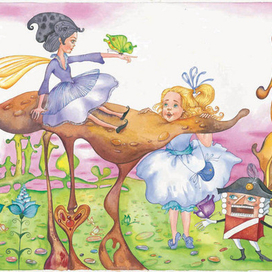 иллюстрация к сказке Гофмана"Щелкунчик и мышиный король"