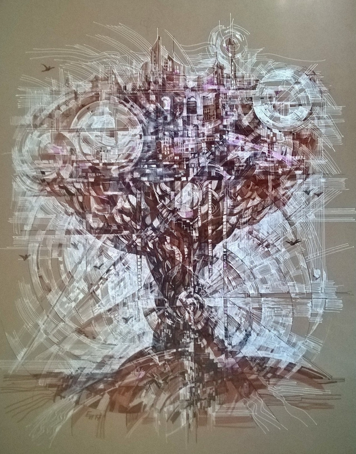 Иггрдасиль. Работа для выставки "Будущее Рядом"