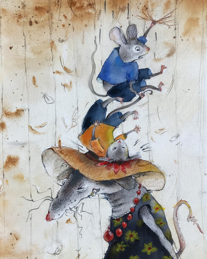 Иллюстрация к сказке Натальи Козыревой "Пик и Крик"