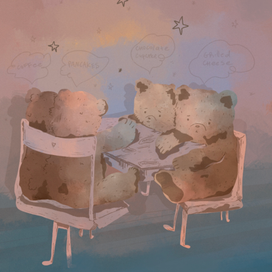 ужин и завтрак