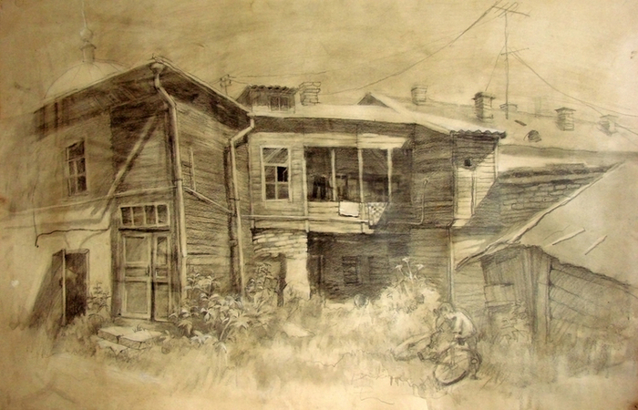 Старый дворик. Торжок