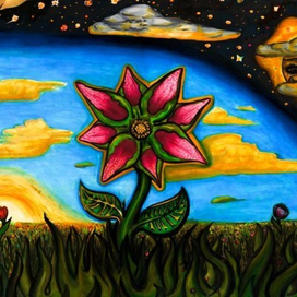 Пейзаж А3 бумага, маркеры