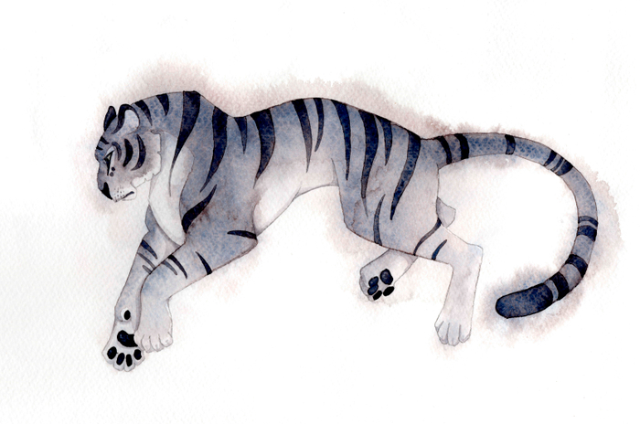 Новогодние тигры