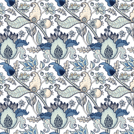 Индийский бесшовный узор