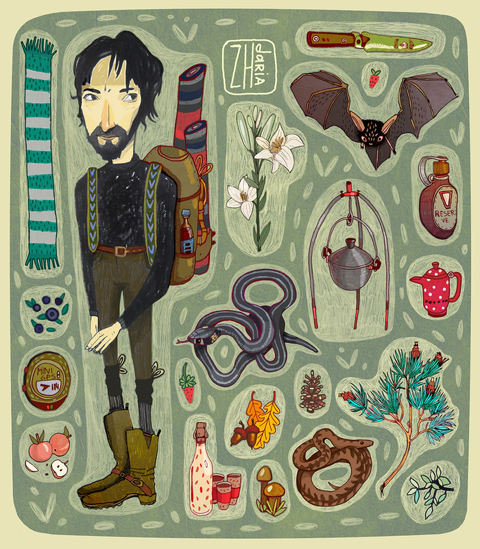 САВЕЛИЙ В ЛЕСУ. лето