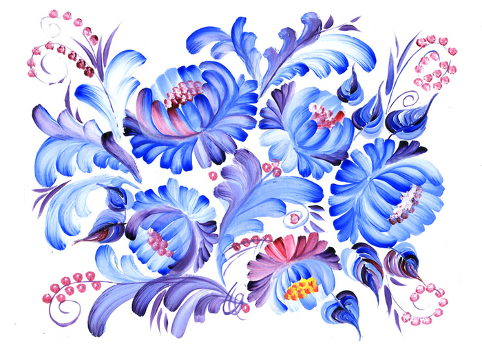 урало-сибирская роспись 2