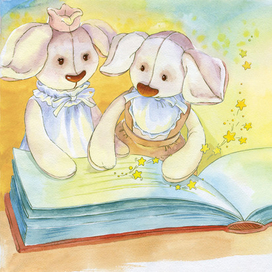 Иллюстрация к книге "Маленькие Эльфики в мире моды"