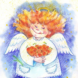 Мандариновый ангел