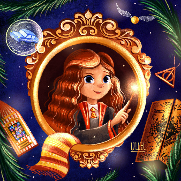 Автопортрет в стиле вселенной Гарри Поттера