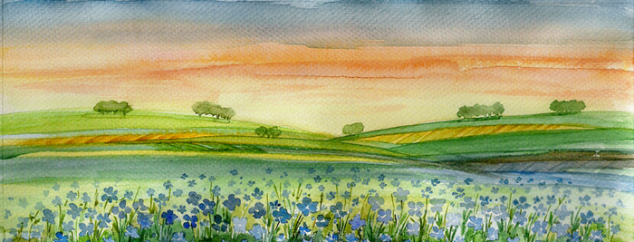 "Нежный лён" ночь