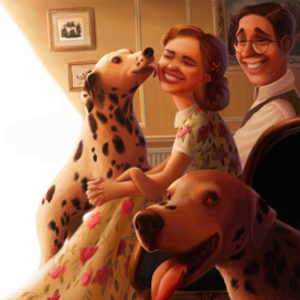 Понго и семья