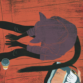 Кошка на крыше