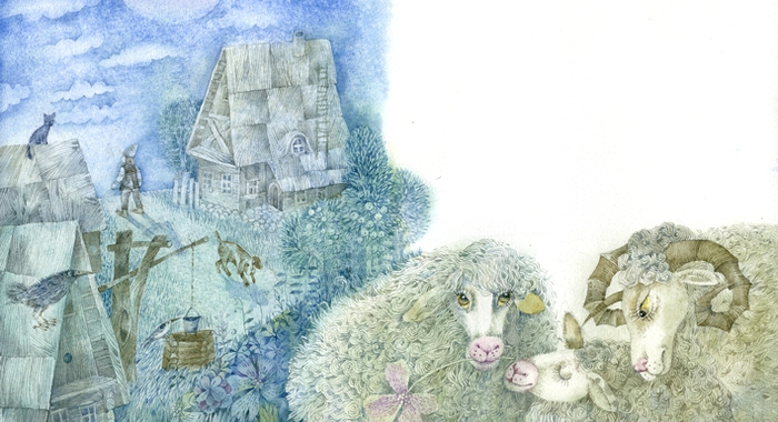 Иллюстрация к книге Л. Стружецкой "Ночь Жука Светлячка" 11