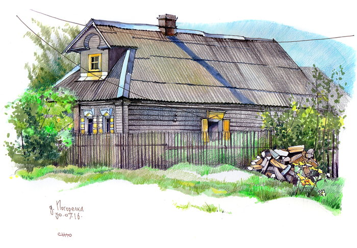 пленэр в дер. Погорелка