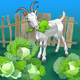 Козёл в огороде