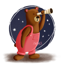 Медведь в комбинезоне