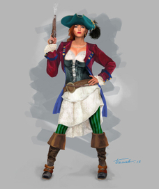 Пират. Концепт игрового персонажа#6