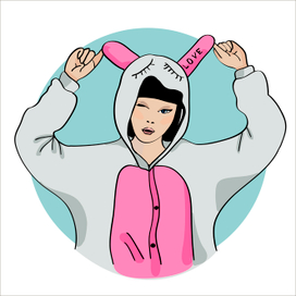 Девочка в пижамке