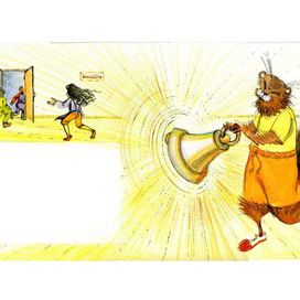 Макет и иллюстрации к книге-сказке