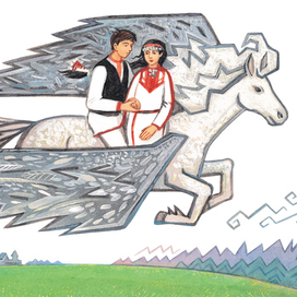 Конь с серебряной гривой