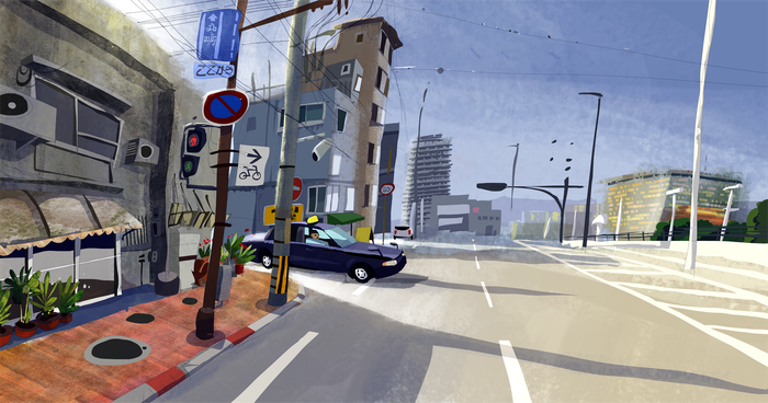 Утреннее такси в Китакюсю