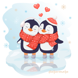 Влюбленные пингвины