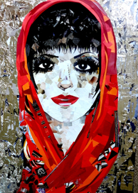 Картина "Лайза Минелли". Коллаж