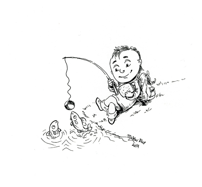 Когда любишь животных больше, чем рыбалку.