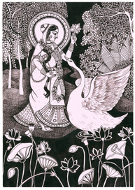 Лалита и лебедь