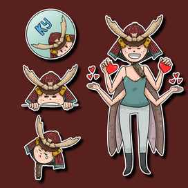 Стикерпак с Кабу ч2